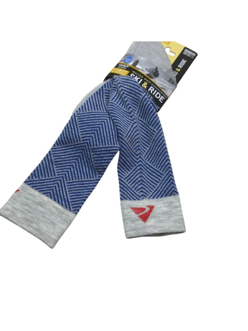 Cabot & Sons Womens Ski & Ride Socks Merino Wool Blend Moisture-Wicking Made USA